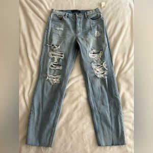 Aeropostale Distressed Mom Jeans